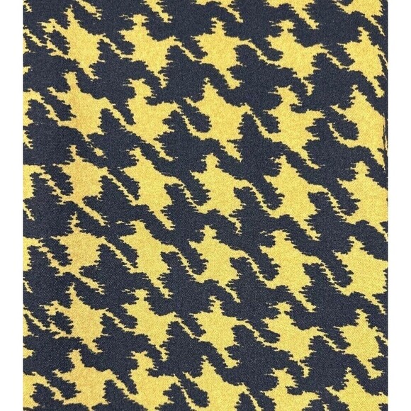 Ann Taylor Factory Gold & Black Herringbone Pattern Pullover Blouse Size M 8/10 - Picture 11 of 11